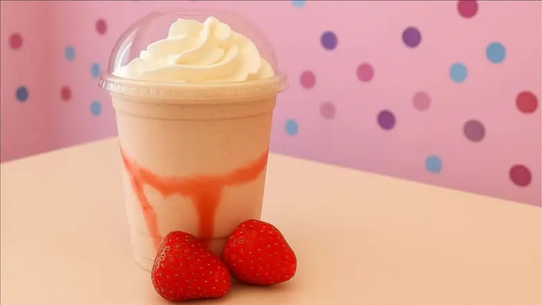 Delicious twister milkshake at Blissful Shakes and Scoops Saskatoon